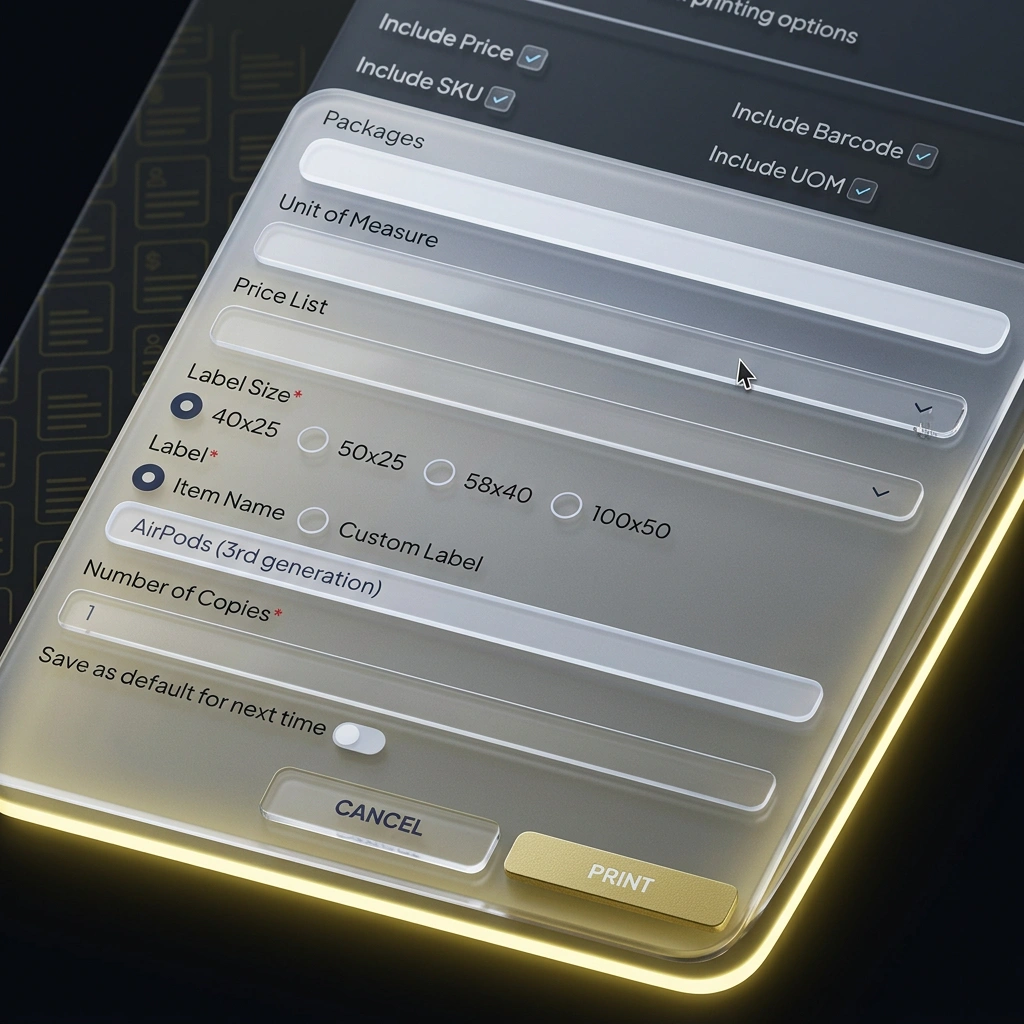Barcode & Label Management